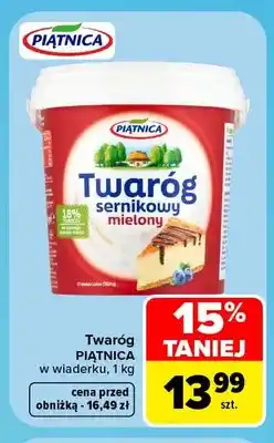 Carrefour Twaróg Piątnica w wiaderku oferta