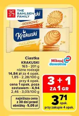 Carrefour Ciastka Krakuski oferta
