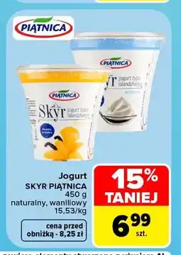 Carrefour Jogurt Skyr Piątnica naturalny oferta