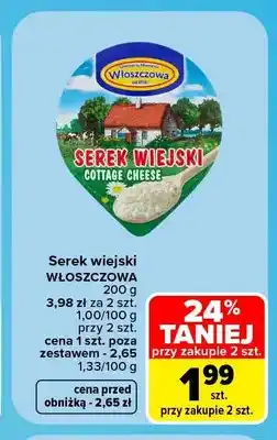Carrefour Serek wiejski Włoszczowa oferta