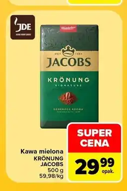 Carrefour Kawa mielona Krönung Jacobs oferta