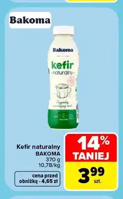 Carrefour Kefir naturalny Bakoma oferta