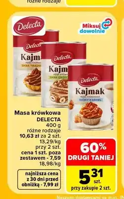 Carrefour Masa krówkowa Delecta oferta