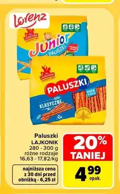 Carrefour Paluszki Lajkonik oferta