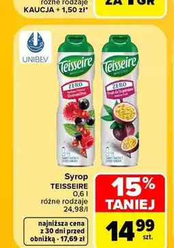 Carrefour Syrop Teisseire grenadine oferta