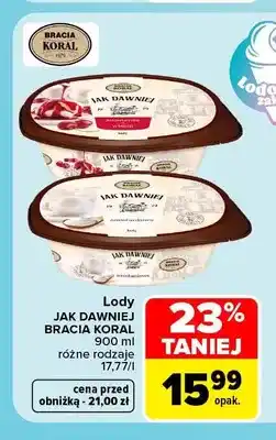 Carrefour Lody Jak Dawniej Bracia Koral oferta