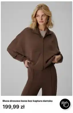 4F Bluza dresowa loose bez kaptura damska oferta