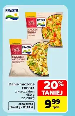Carrefour Danie mrożone Frosta z kurczakiem oferta