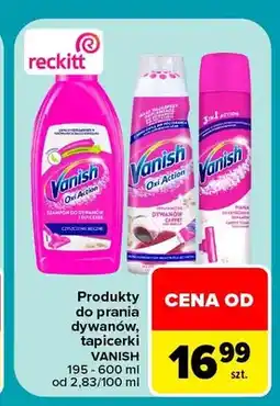 Carrefour Produkty do prania dywanów i tapicerki Vanish oferta