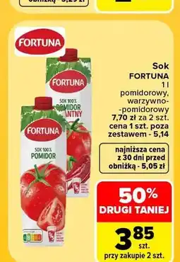 Carrefour Sok Fortuna pomidorowy oferta