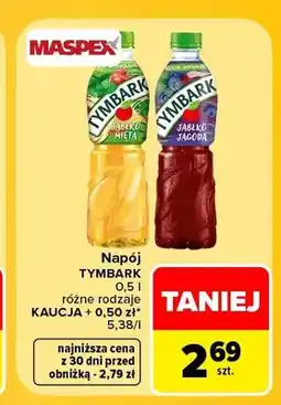 Carrefour Napój Tymbark jabłko mięta oferta