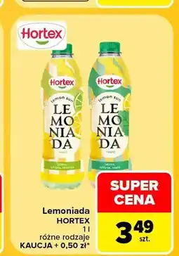 Carrefour Lemoniada Hortex jabłko cytryna limonka oferta