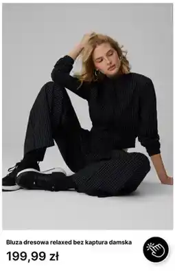 4F Bluza dresowa relaxed bez kaptura damska 4F oferta