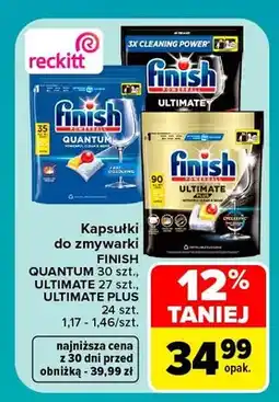 Carrefour Kapsułki do zmywarki Finish Quantum oferta
