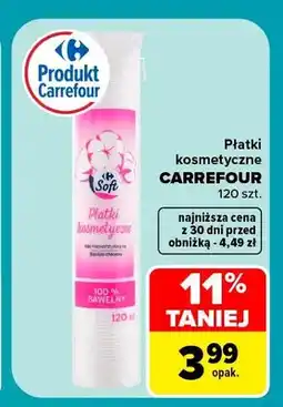 Carrefour Płatki kosmetyczne Carrefour oferta