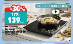 Biedronka Kuchenka indukcyjna MKE-16 1 pole grzejne Mpm oferta