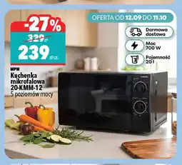 Biedronka Kuchenka mikrofalowa 20-KMM-12 5 poziomów mocy Mpm oferta