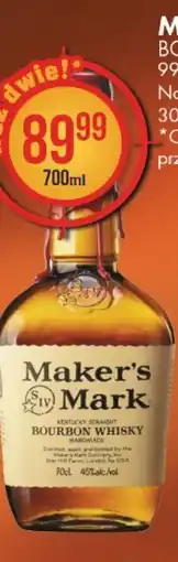 Al.Capone Maker's Mark Kentucky Straight Bourbon Whisky oferta