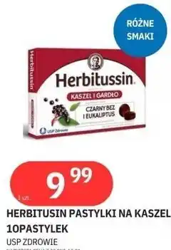 E.Leclerc HERBITUSIN PASTYLKI NA KASZEL 10PASTYLEK USP ZDROWIE oferta