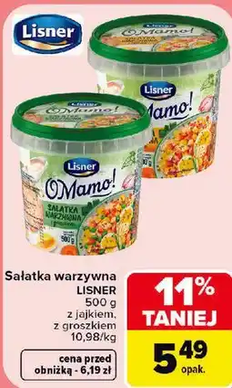 Carrefour Sałatka warzywna Lisner O Mamo! oferta