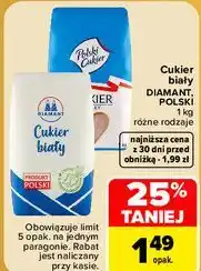 Carrefour Cukier biały Diamant, Polski oferta