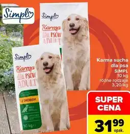Carrefour Karma sucha dla psa Simpl oferta