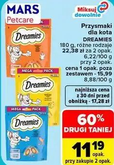 Carrefour Przysmaki dla kota Dreamies oferta