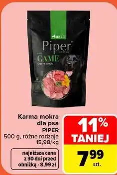Carrefour Karma mokra dla psa PIPER oferta