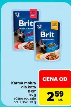 Carrefour Karma mokra dla kota BRIT oferta