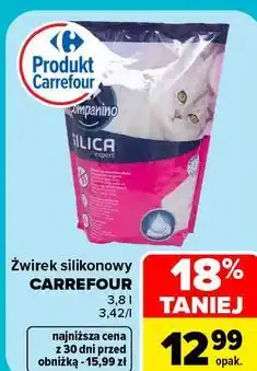Carrefour Żwirek silikonowy CARREFOUR Companino oferta