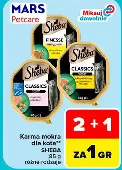 Carrefour Karma mokra dla kota SHEBA oferta