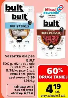 Carrefour Saszetka dla psa BULT oferta