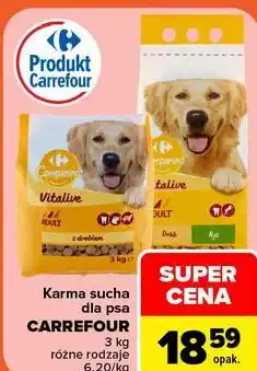 Carrefour Karma sucha dla psa Carrefour oferta