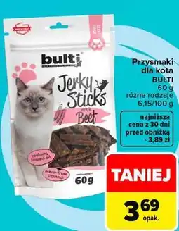 Carrefour Przysmaki dla kota Bulti Jerky Sticks oferta