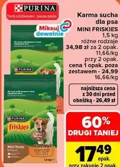 Carrefour Karma sucha dla psa Mini Friskies oferta