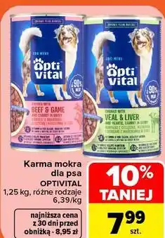 Carrefour Karma mokra dla psa Opti Vital oferta