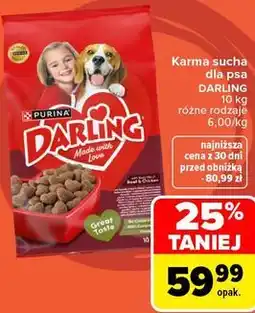 Carrefour Karma sucha dla psa DARLING oferta