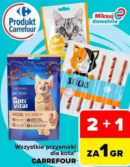 Carrefour Wszystkie przysmaki dla kota CARREFOUR oferta