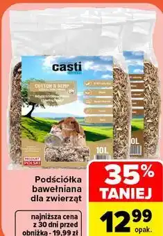 Carrefour Podściółka bawełniana dla zwierząt Casti oferta