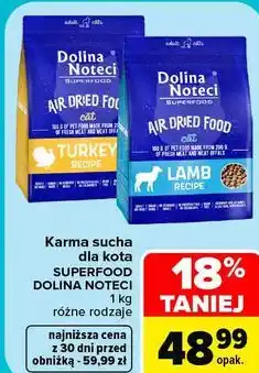 Carrefour Karma sucha dla kota Dolina Noteci Superfood oferta