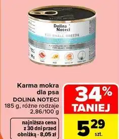 Carrefour Karma mokra dla psa Dolina Noteci Premium dla małych ras oferta
