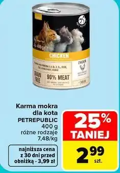 Carrefour Karma mokra dla kota Petrepublic oferta