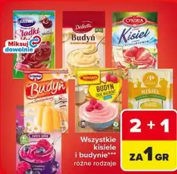 Carrefour Wszystkie kisiele i budynie oferta