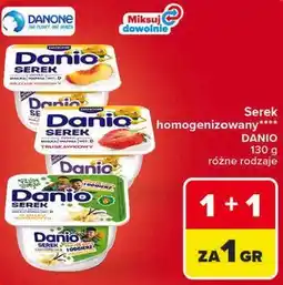Carrefour Serek homogenizowany Danio oferta