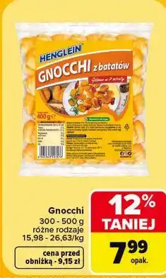 Carrefour Gnocchi Henglein oferta