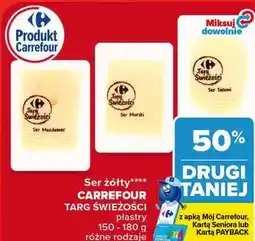 Carrefour Ser żółty Carrefour TARG ŚWIEŻOŚCI plastry oferta