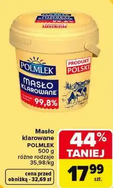 Carrefour Masło klarowane Polmlek oferta