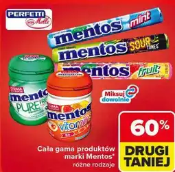 Carrefour Cała gama produktów marki Mentos oferta