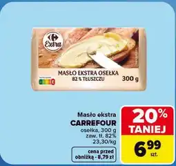 Carrefour Masło ekstra CARREFOUR oferta