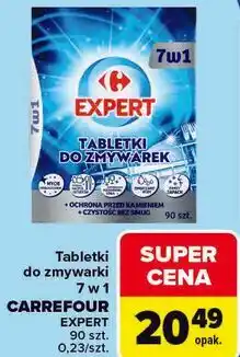 Carrefour Tabletki do zmywarki 7 w 1 CARREFOUR EXPERT oferta